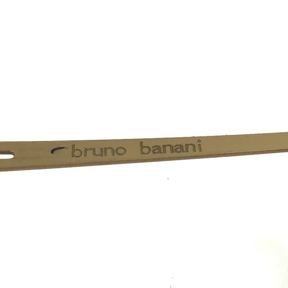 Bruno Banani Eyeglasses Frames BB-016 014 Antique Gold Oval Full Rim 50-20-135